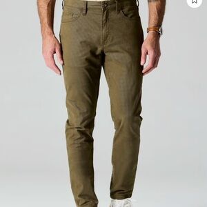 Flint and Tinder 365 Slim Pants Stretch 36x32 Mens Military Olive Huckberry